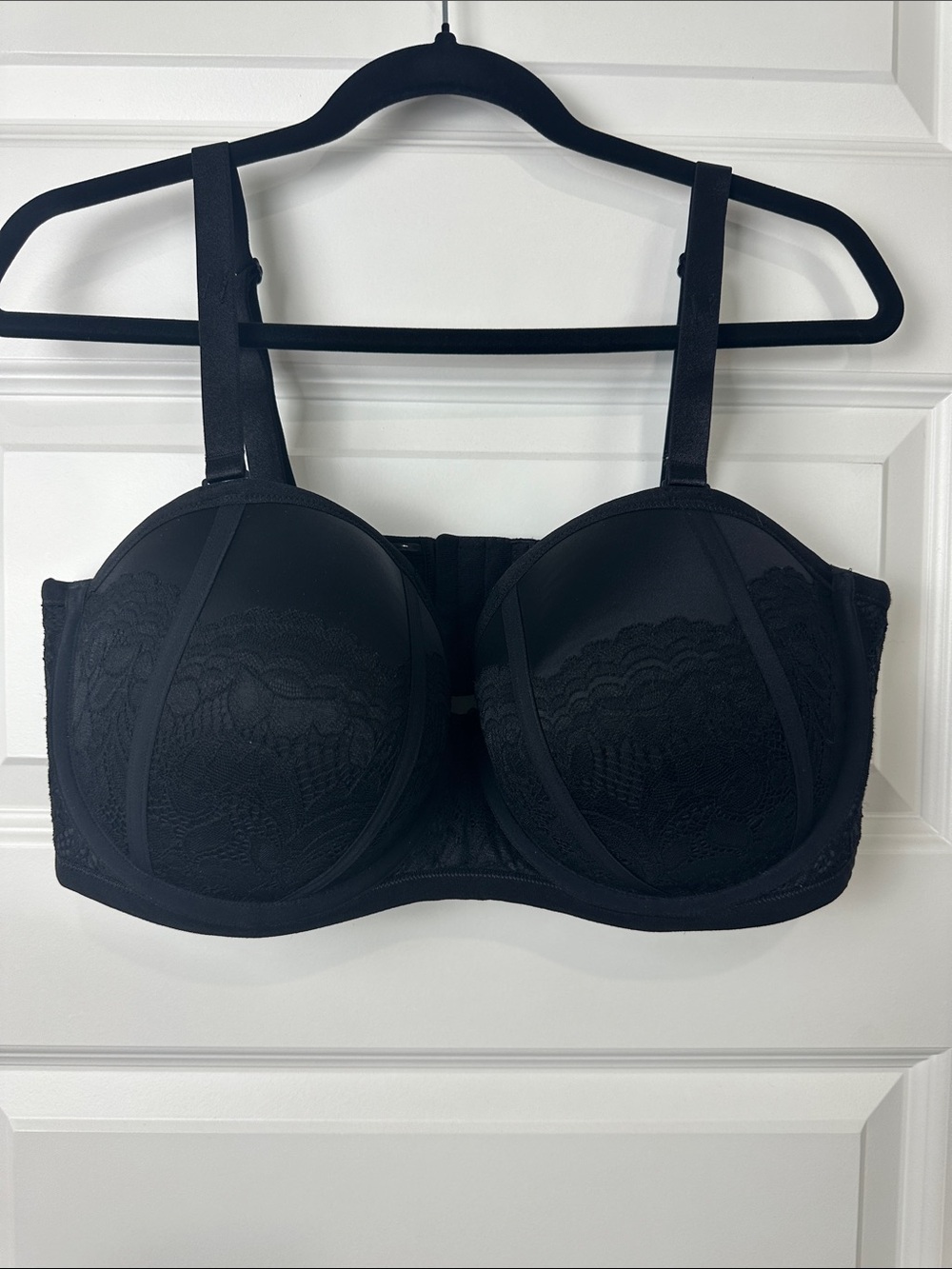 Torrid Curve Longline Lace Underwire Bra in Black 42DDD